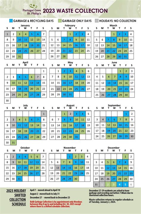 garbage pickup schedule toronto.